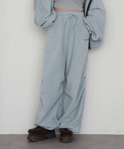 抓絨休閒易穿褲