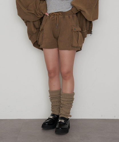 水洗工藝工裝短褲