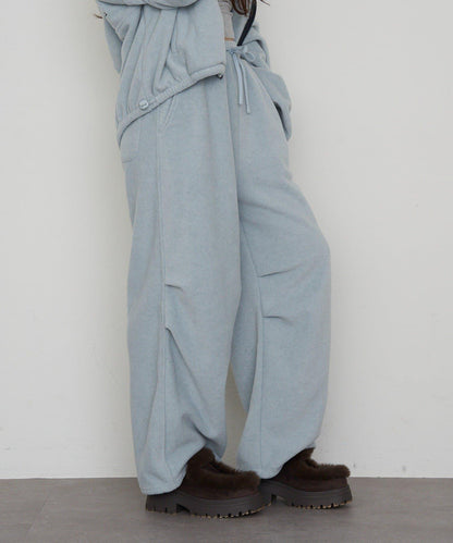 抓絨休閒易穿褲