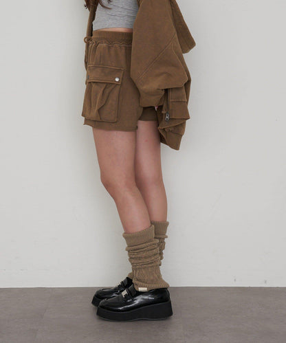 水洗工藝工裝短褲