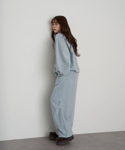 抓絨休閒易穿褲