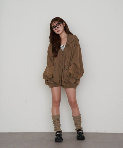 水洗工藝工裝短褲