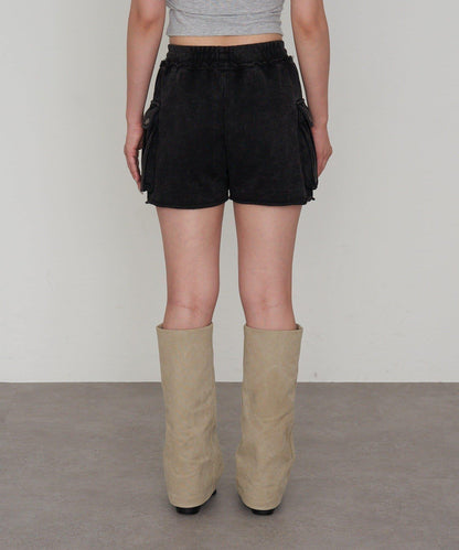 水洗工藝工裝短褲