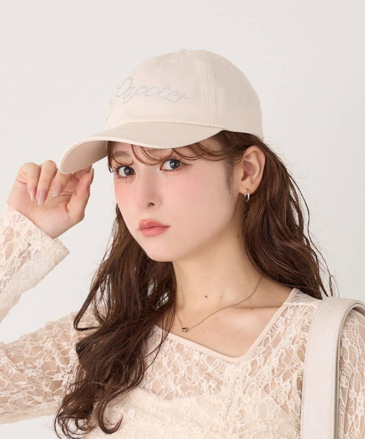 【one after another】水鑽標誌棒球帽