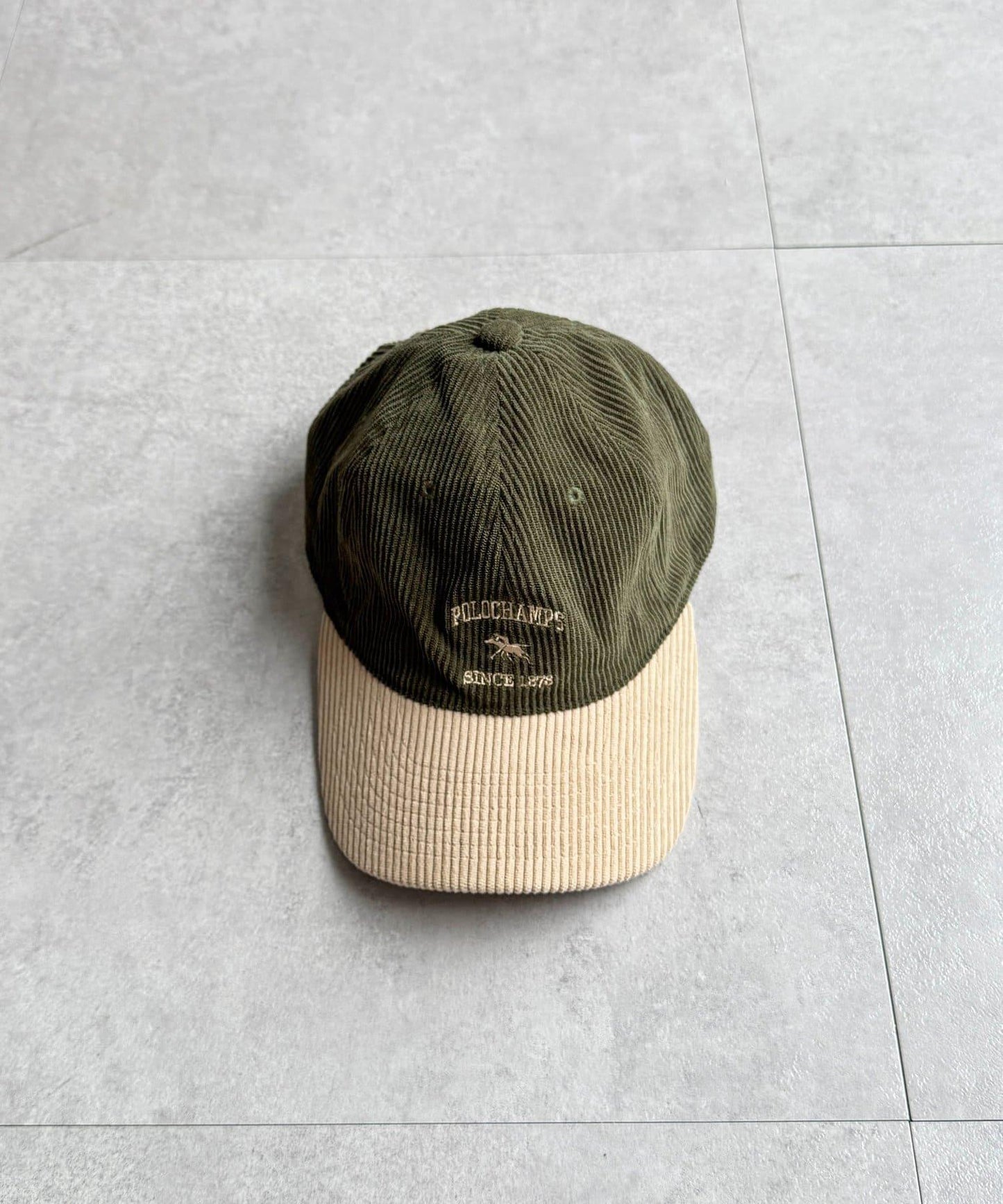 【POLO CHAMPS】燈芯絨棒球帽