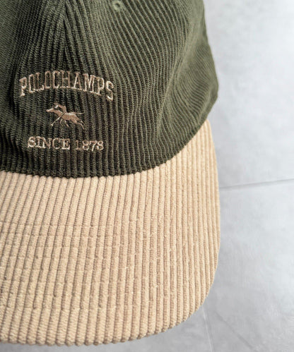 【POLO CHAMPS】燈芯絨棒球帽