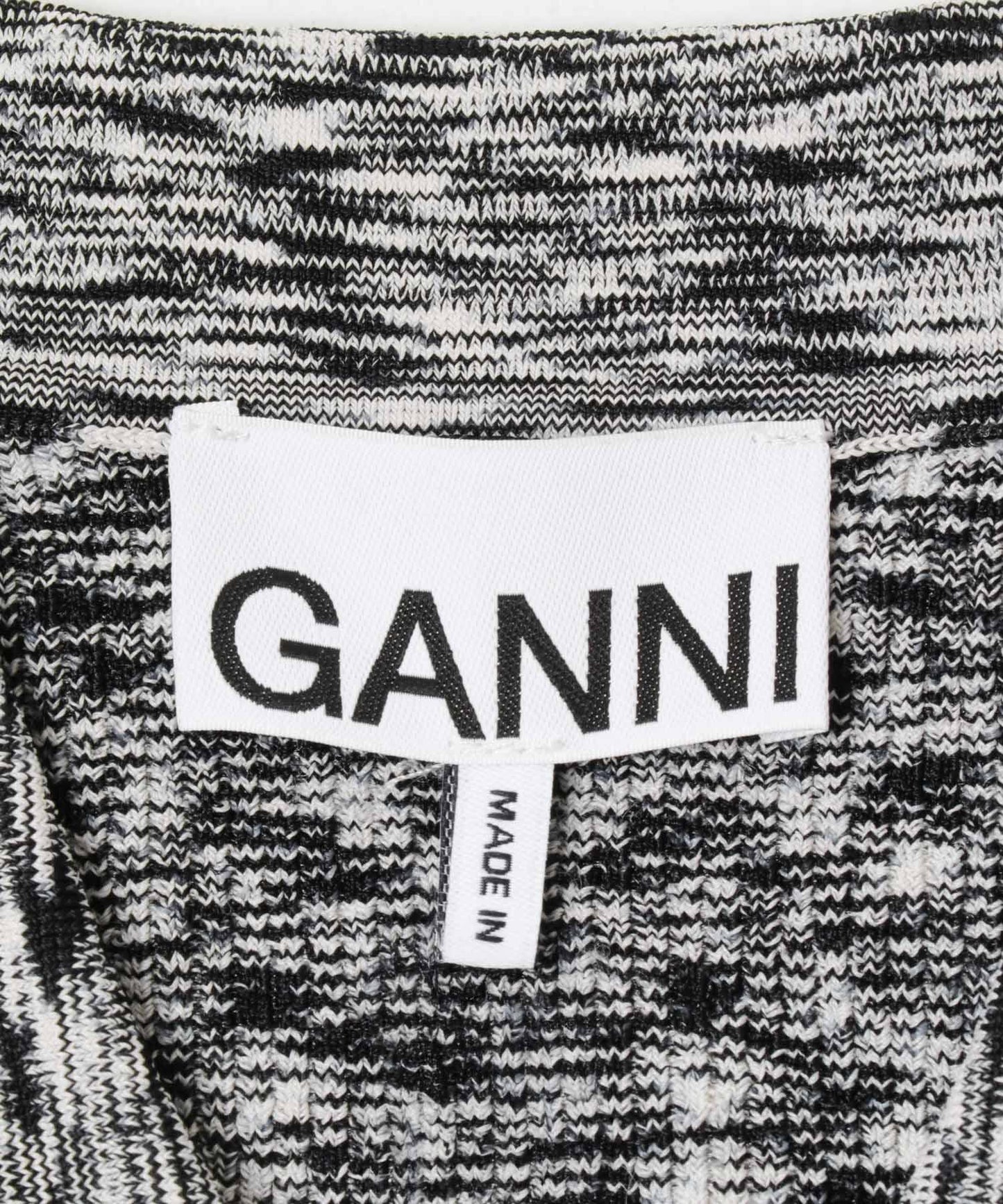 GANNI 太空染色針織Polo衫