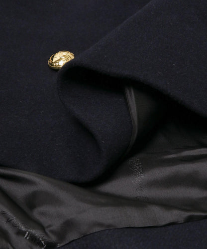 GANNI 雙排扣羊毛中長大衣