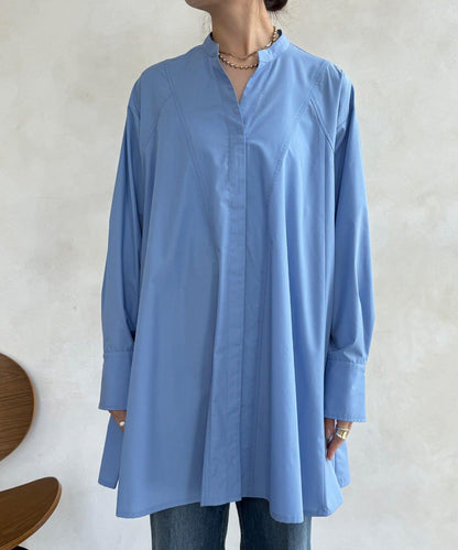 喇叭袖長款上衣