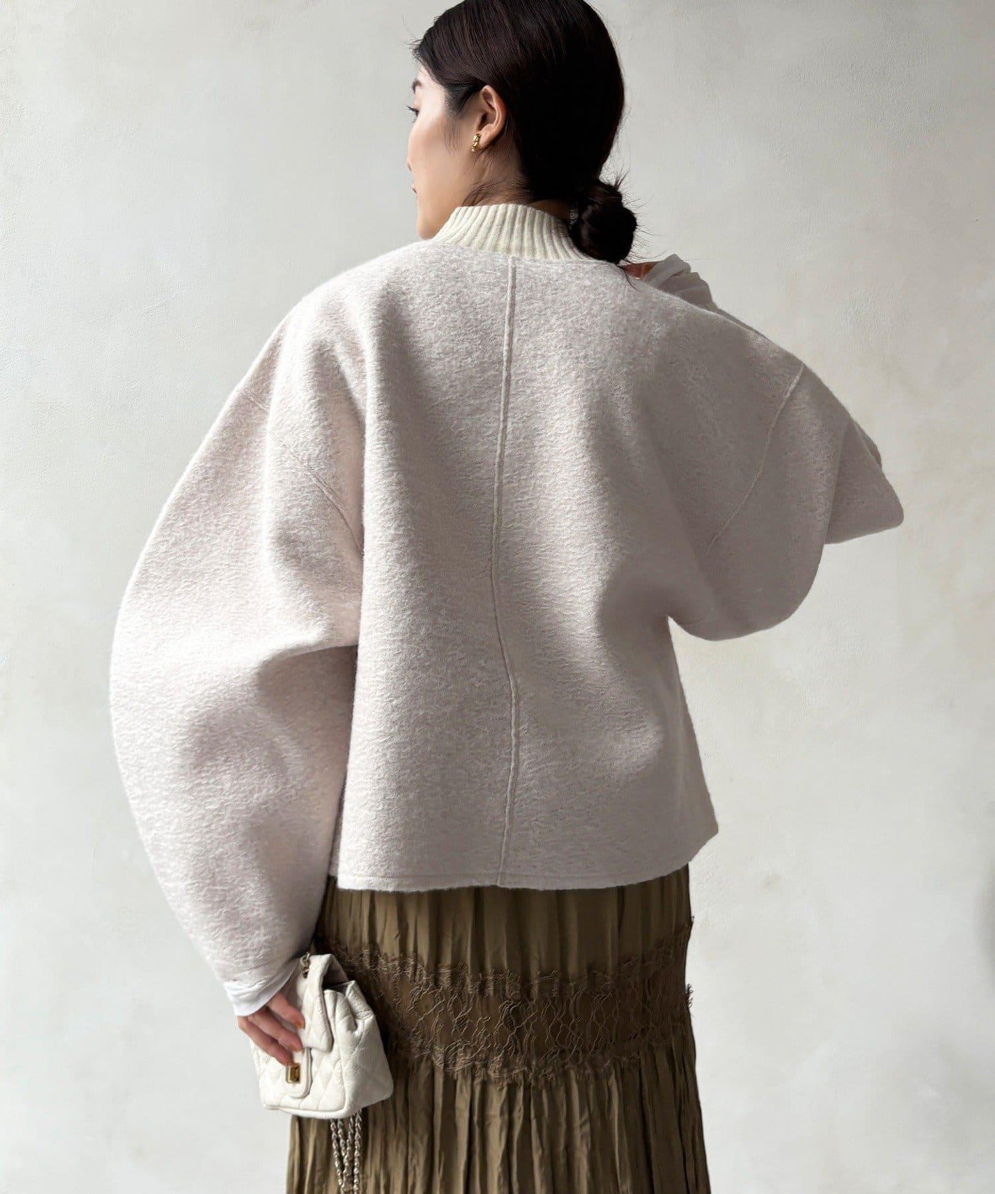 半拉鍊羊羔絨套頭衫