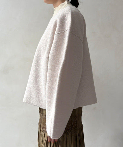 半拉鍊羊羔絨套頭衫