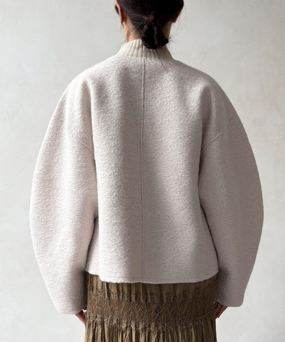 半拉鍊羊羔絨套頭衫