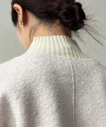 半拉鍊羊羔絨套頭衫