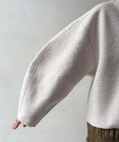 半拉鍊羊羔絨套頭衫