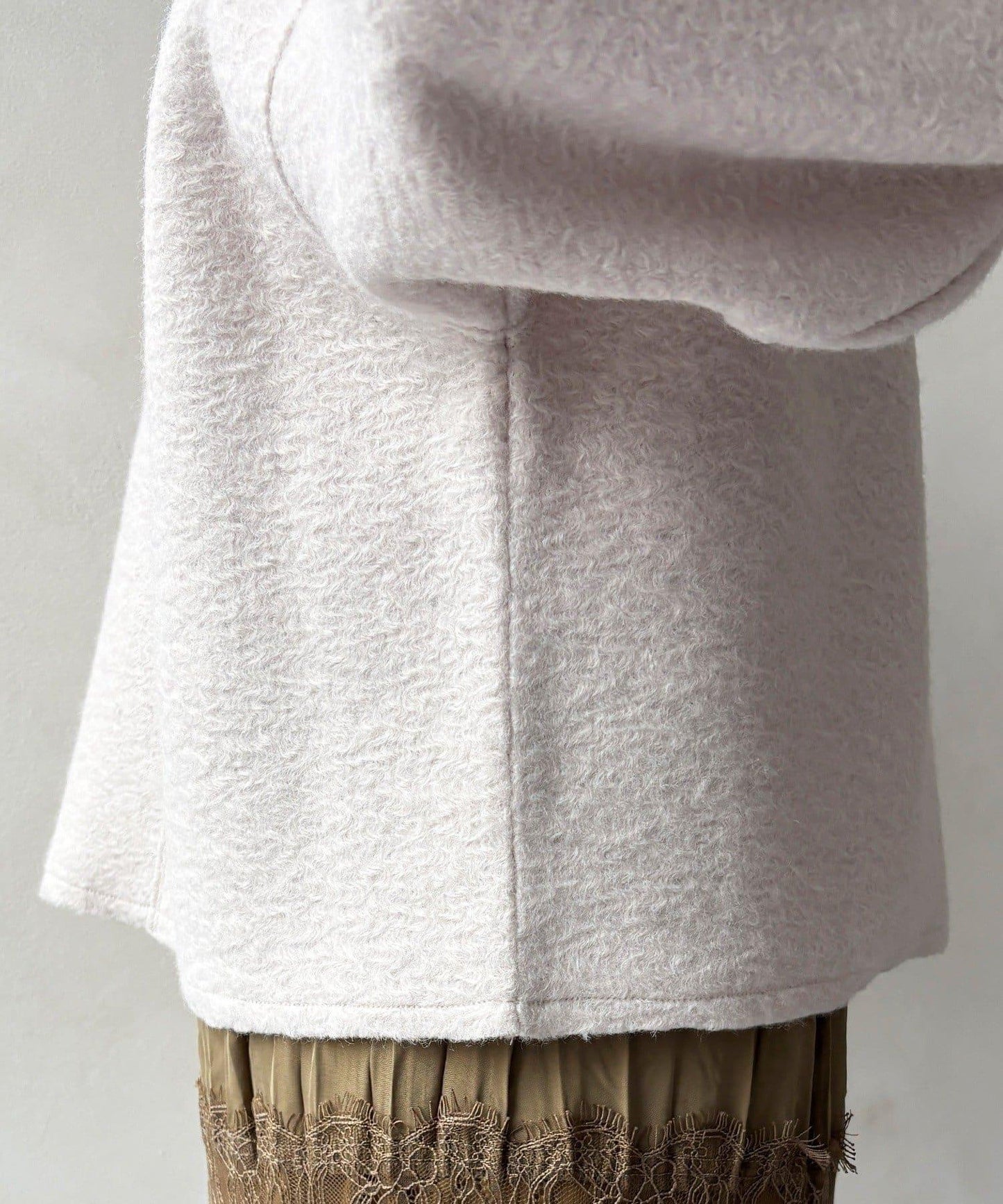 半拉鍊羊羔絨套頭衫