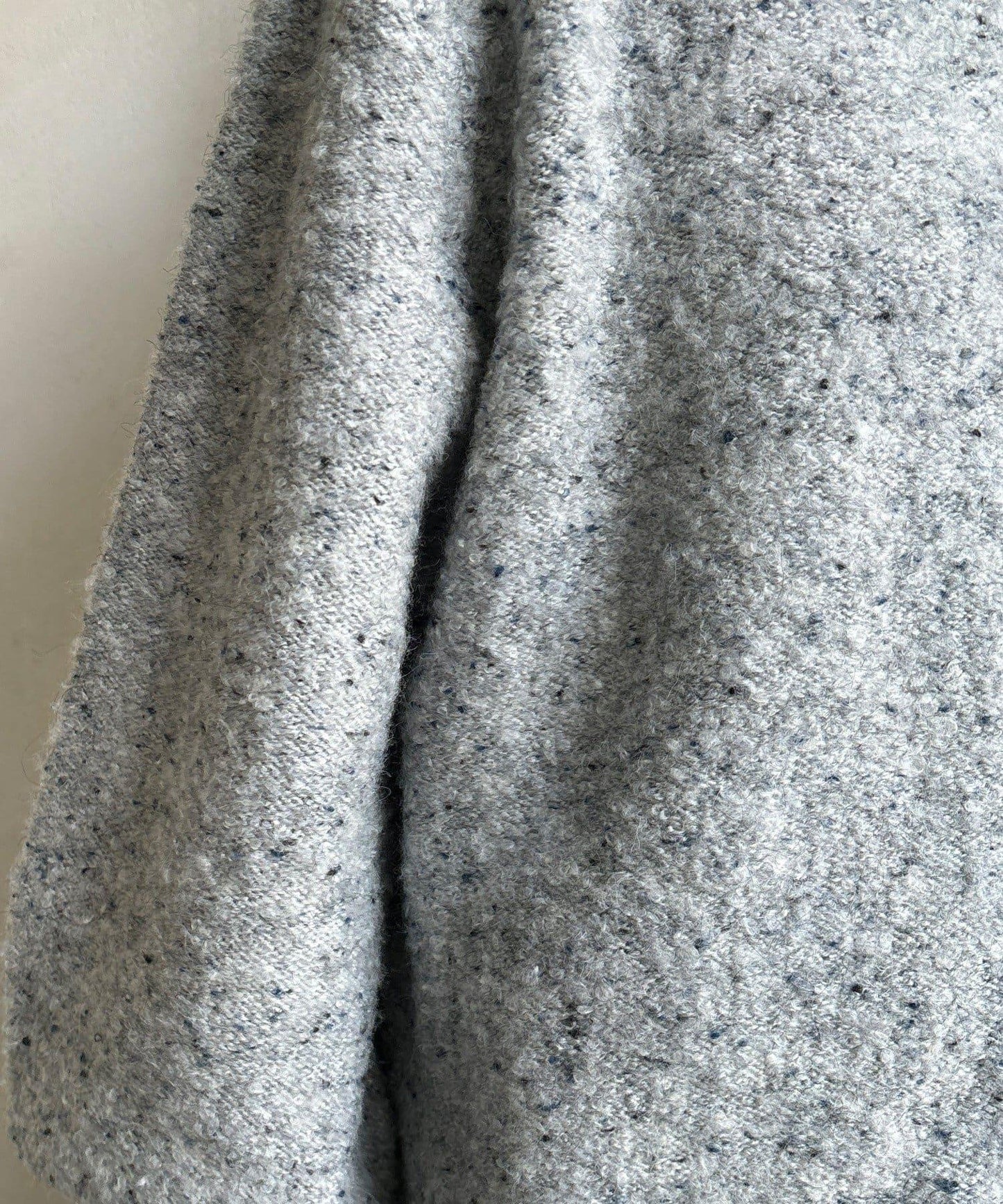 混紡紗船領套頭衫