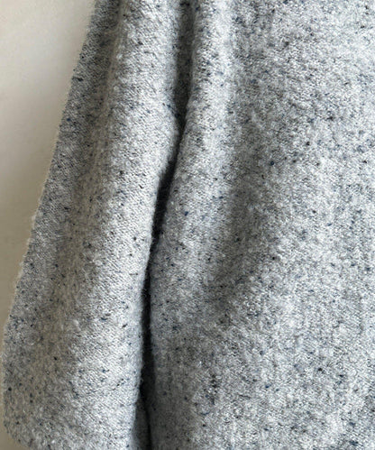 混紡紗船領套頭衫