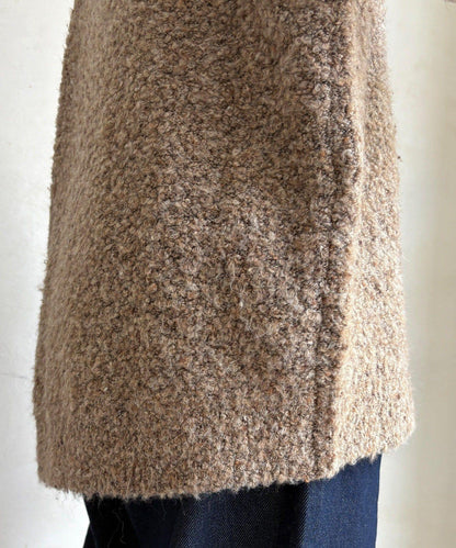 混紡紗船領套頭衫