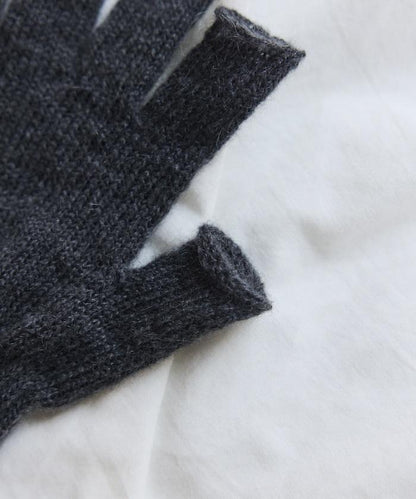 特別款GUNTE 2指露指MOH《AIR》特別款馬海毛兩指露指手套