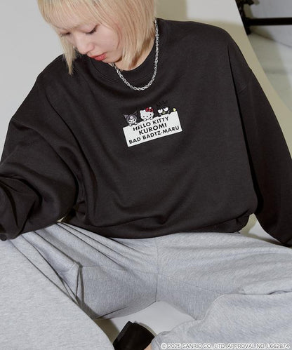 SANRIO 植絨與刺繡藝術衛衣