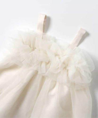 網紗吊帶連衣裙