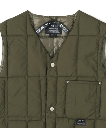 TAION V領釦式馬甲工裝V領釦式馬甲【男女通用】