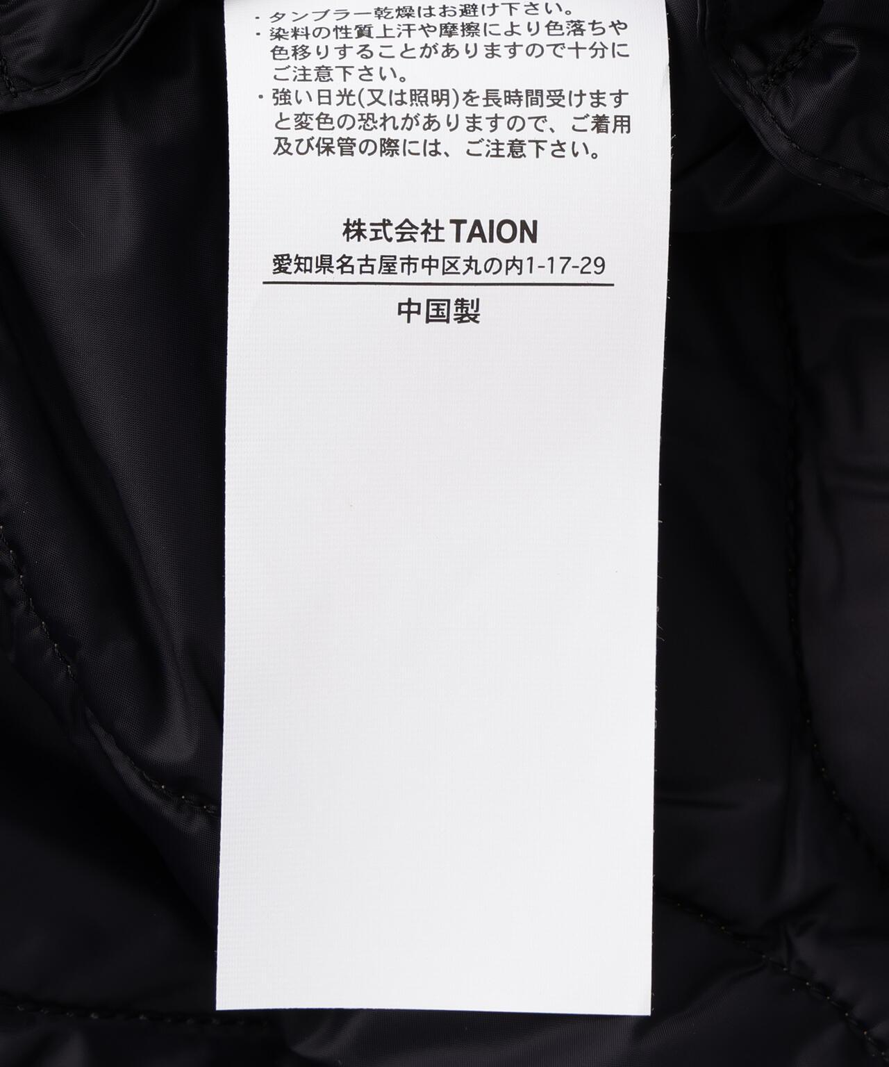 TAION MILITARY V領雙拉鍊羽絨馬甲【女款】