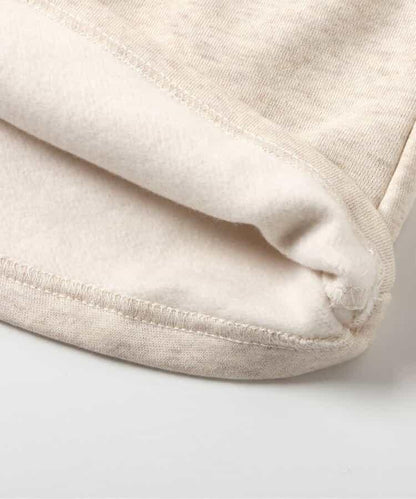 袖部羊羔絨連衣裙