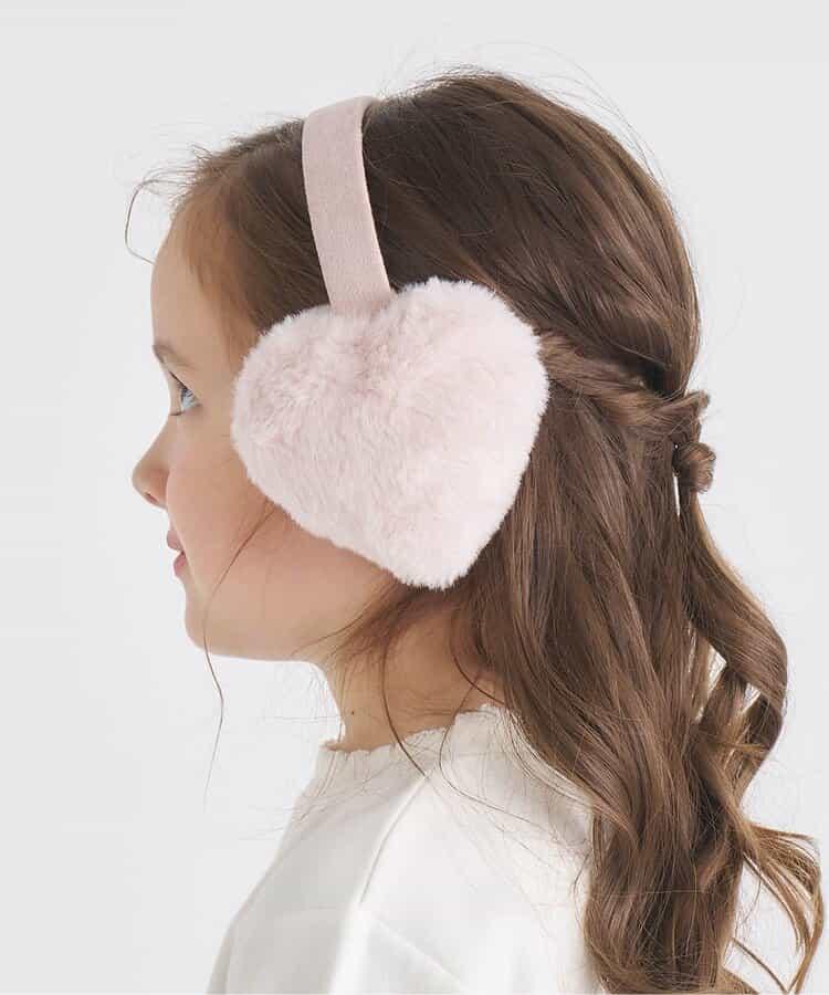 愛心毛絨耳罩