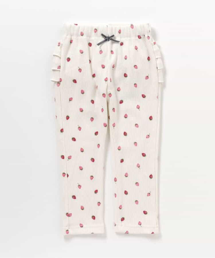 加厚荷葉邊打底褲/7days Style褲子 十分褲