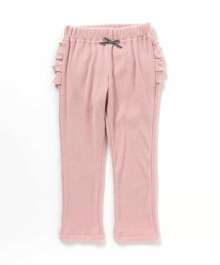 加厚荷葉邊打底褲/7days Style褲子 十分褲