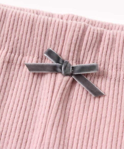 加厚荷葉邊打底褲/7days Style褲子 十分褲