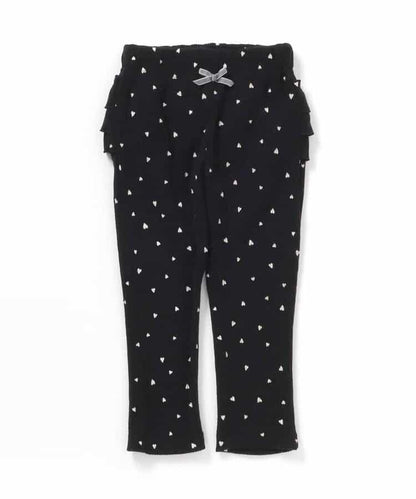 加厚荷葉邊打底褲/7days Style褲子 十分褲