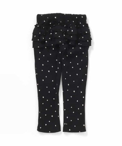 加厚荷葉邊打底褲/7days Style褲子 十分褲