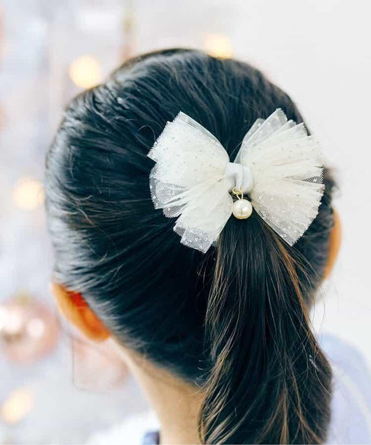 透膚蝴蝶結髮繩