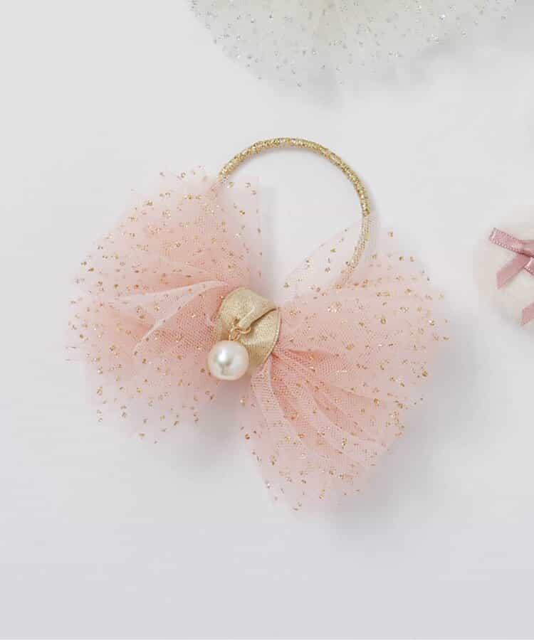 透膚蝴蝶結髮繩