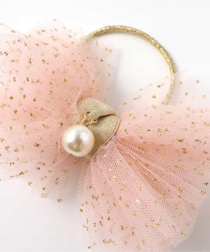 透膚蝴蝶結髮繩