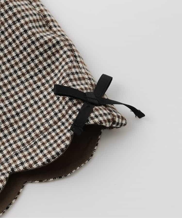 側邊蝴蝶結波浪邊短褲