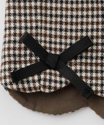 側邊蝴蝶結波浪邊短褲