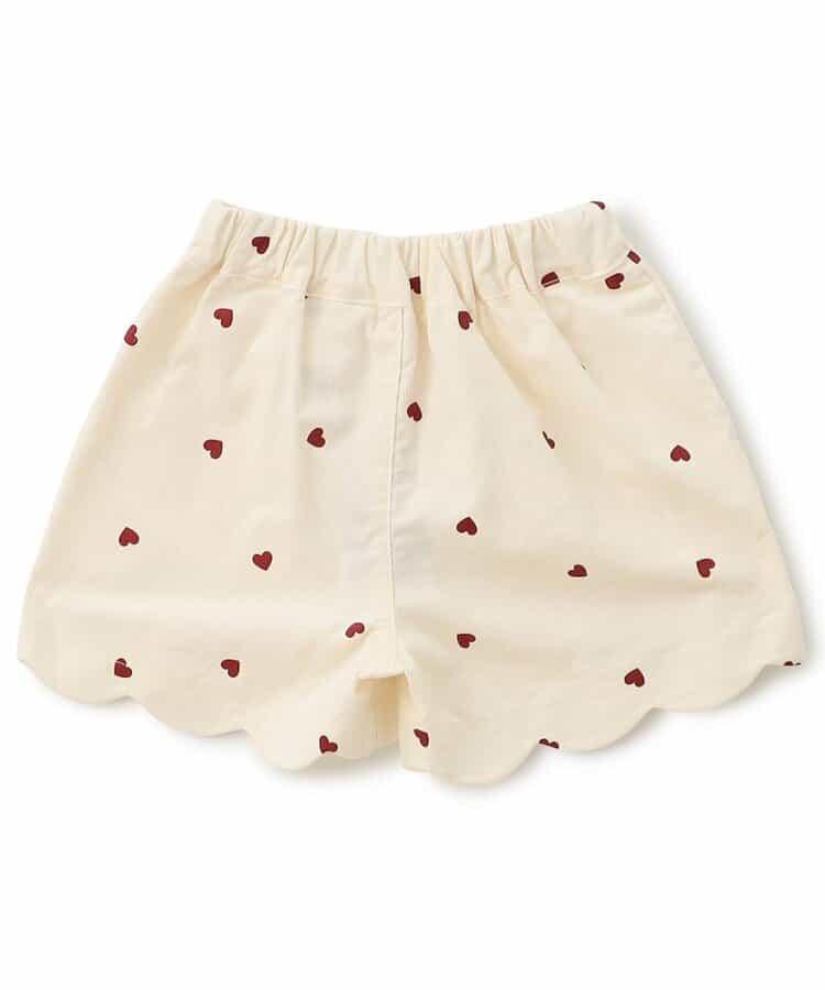 側邊蝴蝶結波浪邊短褲