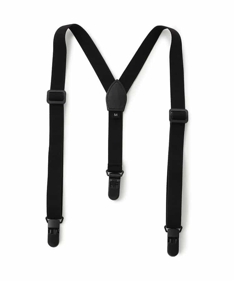 帶吊帶格子長褲 10分褲