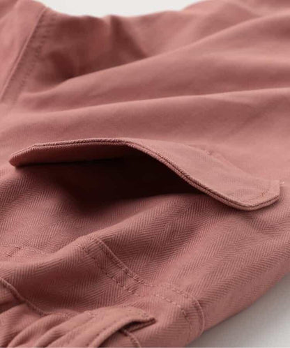 愛心口袋桶形褲 10分長度