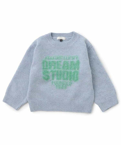 毛絨圖案針織衫_可機洗