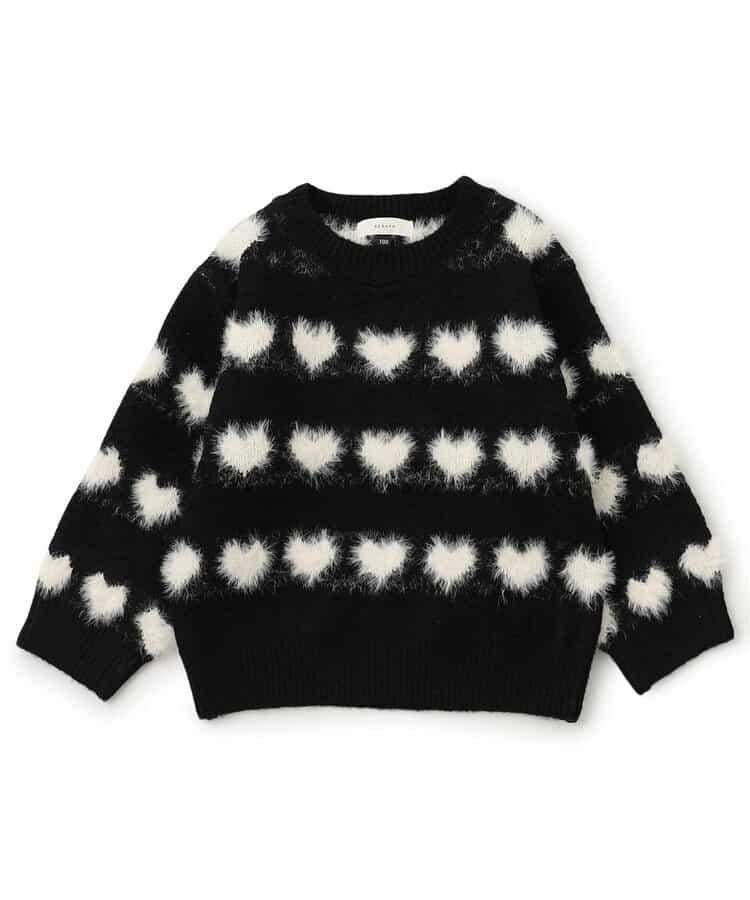 毛絨圖案針織衫_可機洗