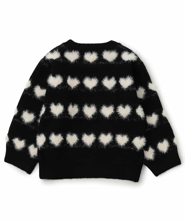 毛絨圖案針織衫_可機洗