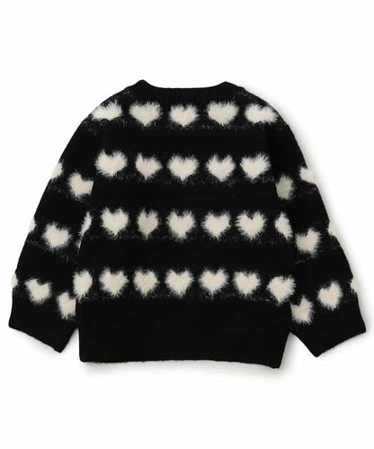 毛絨圖案針織衫_可機洗