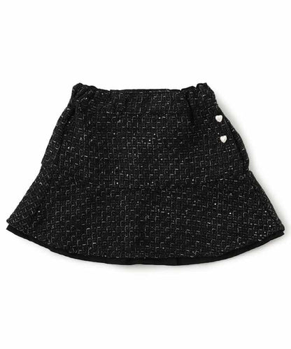 亮片斜紋呢半身裙褲