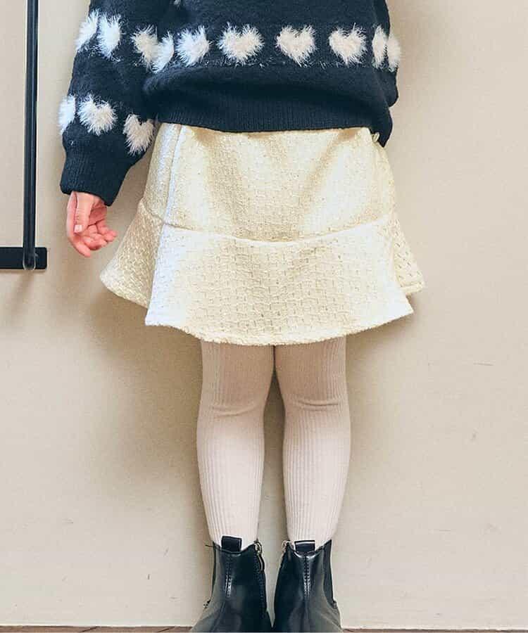 亮片斜紋呢半身裙褲