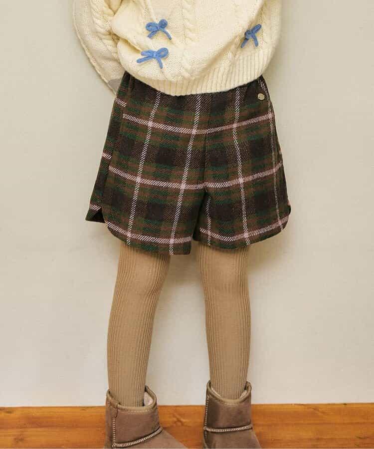 【リンク】保暖格紋短褲