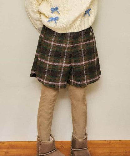 【リンク】保暖格紋短褲